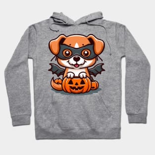 Dog in halloween mask Hoodie